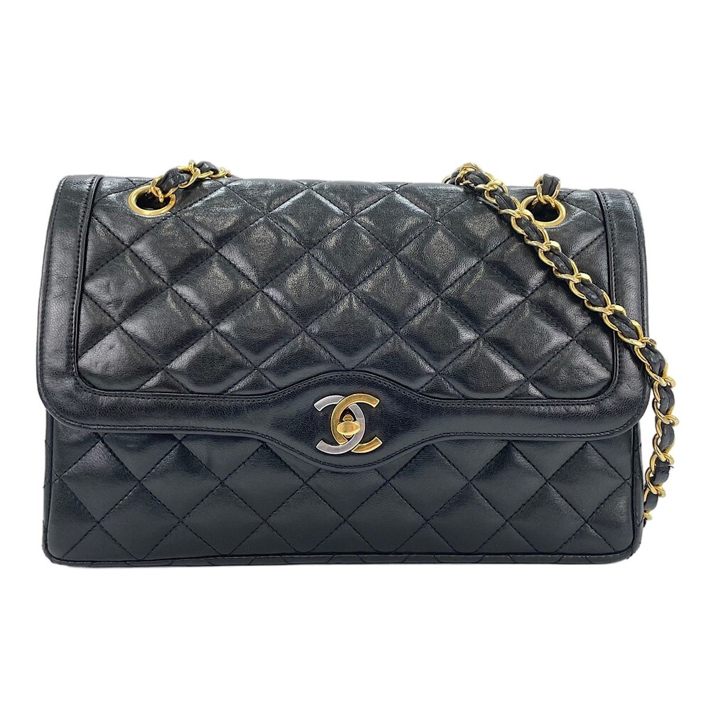 Auth Chanel Lambskin Matrasse Shoulder #311439C18B